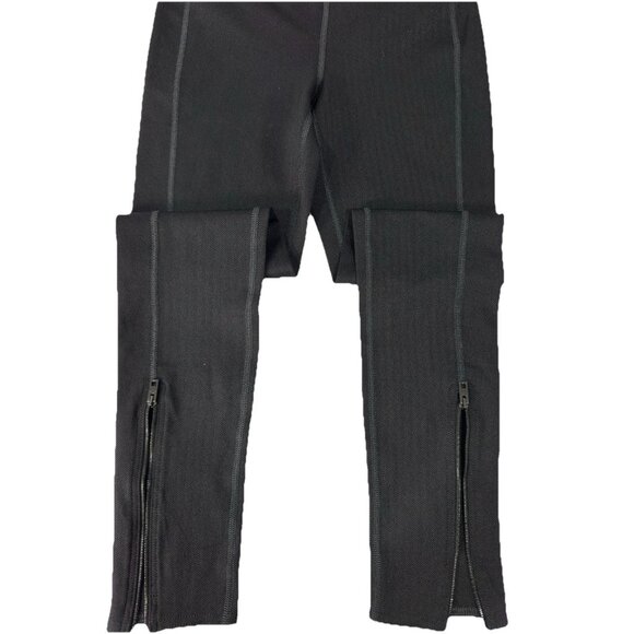 New Rag & Bone Lawson Herringbone Black Ankle Zipper Legging Pants Sz Small - Picture 5 of 9